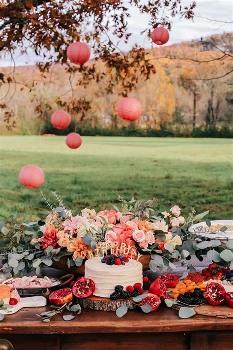 autumn birthday party decorations|fall outdoor party decorations.